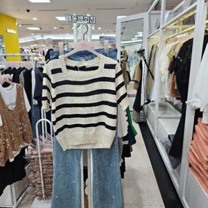 수스 DP01 반팔스케어단니트 S242BSW661