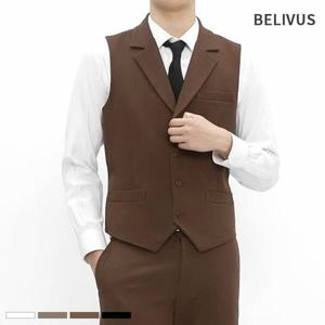 빌리버스 남성 조끼 베스트 카라 정장 캐주얼 조끼베스트 BIT155