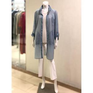 벨리시앙 세이브존01 히든 후드  롤업 슬리브 트렌치 코트(2color) BY3202