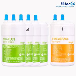 현대큐밍 HP-610 HP-611 정수기필터 호환 1년세트 [4인치 4-1]