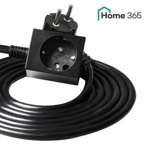 홈365 국산 전기연장선 1구멀티탭 10m 블랙 (사각형) / 16A
