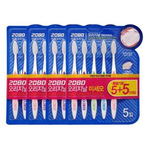 2080 오리지널 칫솔 미세모 10입 x4개