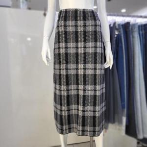 더스토아 DP01 큰 체크 니트 스커트 T2vchw24k004