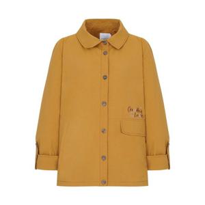 [크로커다일 레이디]포켓 자수 셔츠 카라 자켓(CLDFJK101)