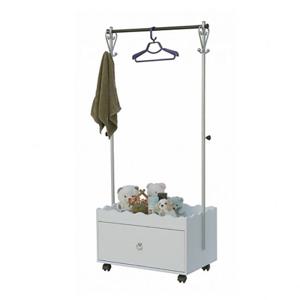 크라운서랍행거 이동식수납옷걸이