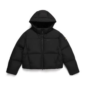 내셔널지오그래픽 N244WDW851 여성 카이만 숏기장 구스 후디 다운 점퍼 택1