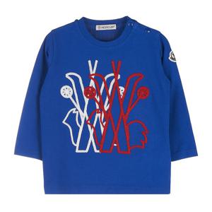 [몽클레어 키즈] 아동 로고 패치 그래노블 티셔츠 8D00010 8790M 745 (12-24M)