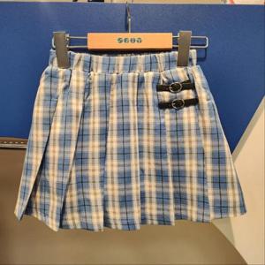 에스핏 HC23 체크 플리츠 스커트 SJZ101FCSK02