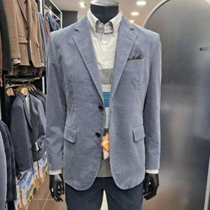 런던포그 HL01 블루 면 혼방 워싱자켓 Lofjs707