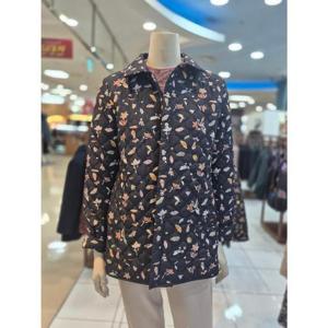 포라리 세이브존05 빅사이즈 프린팅 누빔 카라 점퍼 LB14051