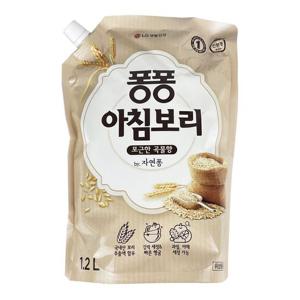퐁퐁 아침보리 포근한 곡물향 리필 1.2L 주방세제- O 주방세제