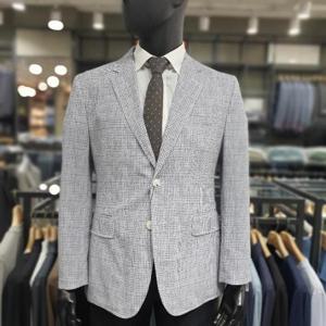 런던포그 본점 HL01 미니체크 서커 자켓 LOAJA787