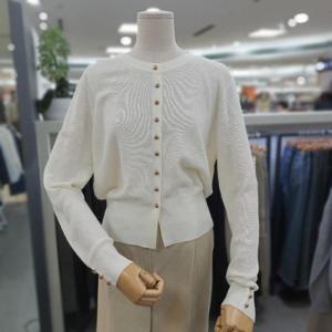 아날도바시니 DP01 골드미니버튼와플가디건 AY02KC31S