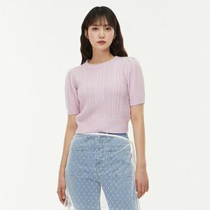 [랩]꽈배기 퍼프 반팔니트(AQ1KH282)