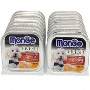 사각캔100g 인기 몽이 16개 연어 강아지간식 캔 강아지통조림