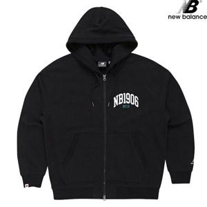 뉴발란스 NBMDD23123-BK NB1906 그래픽 후드집업 남녀공용 후드티