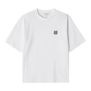 메종키츠네 OM00128KJ0119 P100 볼드 폭스 헤드 패치 남성 반팔티