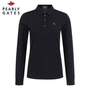 [파리게이츠] 여성 프릴 솔리드 슬림핏 폴로 티셔츠