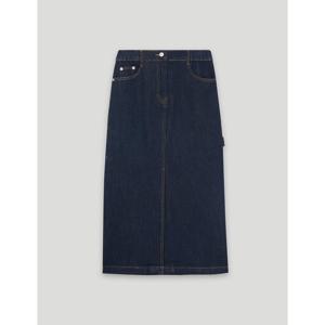 [코데즈컴바인]앞트임 미디 데님스커트 (CKA-DS501W2)