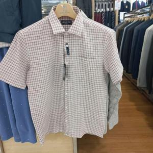 런던포그(계양) HL01 레드구김 방지체크난방 LOA3A569