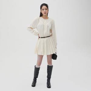 [랩]레이스테잎 핏앤플레어 원피스(AQ1WO267)