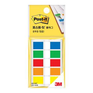 3M 포스트잇 플래그 분류용 필름 683 5KP 44X12mm 2개 메모 점착메모지 접착메모지 점착식메모지 접착식메