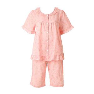 비너스  여성 크리즈 잔꽃 나염 반팔 파자마(VPA4535W)