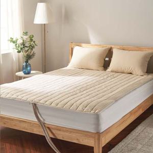 더크린 리얼체크소프트마이크로 온수매트커버 Q베이지