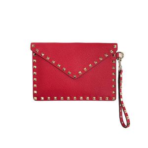 [발렌티노] 락스터드 언벨롭 스트랩 클러치백/레드/WW2P0P87VSH JU5