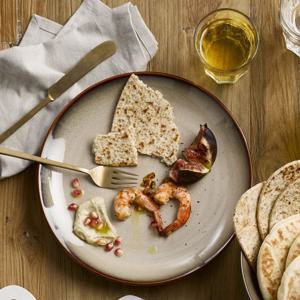 (싱가포르 루전) 러스틱 아이보리 원형 접시 중 21.5cm 식당접시 앞접시 플레이팅접시 원형접시 가정용접시