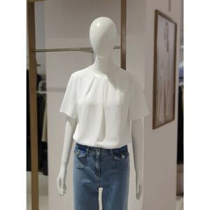 [에꼴드파리] 핀턱 반팔 블라우스 31ZRB45WBCM31Z