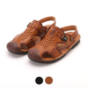 [파파브로]착화감 좋은 남성용 가죽 샌들 WW-SE-HD9912