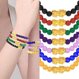 [골드피아] 24K 순금 행운의 비휴 팔찌 0.7g