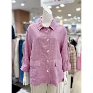 소고 세이브존01 스티치 포인트 카라넥 린넨 재킷 TJ2GA25