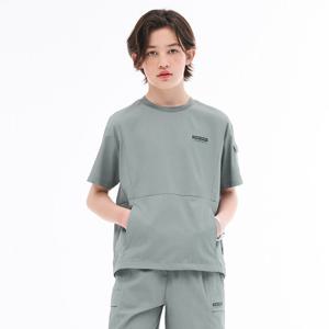 [오션스카이] 남아 시어서커 라운드 반팔 티셔츠-EBJB5838D0V