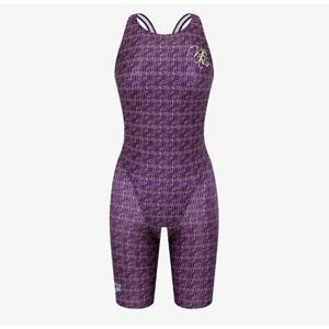 [아레나] 여성 A5BL1CE01COR 큐브 선수 4부 반신 레이서백 실내 수영복 A5BL1CE01