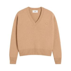 26 SS 아미 파리스 하트 에이 로고 V넥 스웨터 H24UKS244KN0028 TP432060174