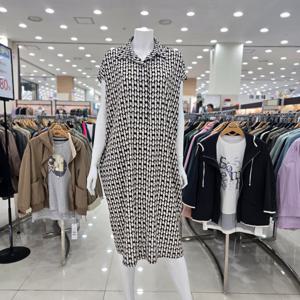 [벨라디터치]카라넥 루즈핏 원피스 V3F2OP23_GN