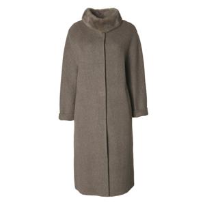 [엠씨]밍크탈부착 울 코트C34H153