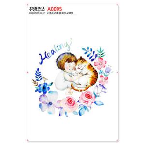 아트박스/꾸밈인스 A0095-꾸밈인스스티커_러블리걸즈고양이