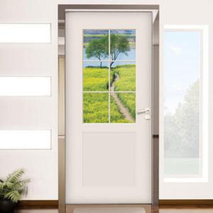 아트박스/꾸밈 ch806-창문그림(나무두그루)_현관문시트지