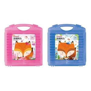 아트박스/모나미 모나미 모니주 크레파스 24색(블루)