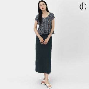 엘케이트 여자 스커트 H라인 포켓 치마 기본 여름 롱스커트 LRAP007