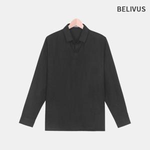 빌리버스 남자 린넨 셔츠 오픈 카라 여름 긴팔 남방 BBI039