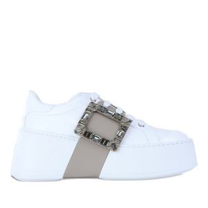 로저비비에 브라운 플랫폼 솔 스니커즈 RVW73729110 LXQ9997