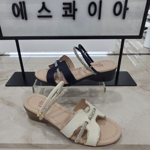 [에스콰이아][모다아울렛]에스콰이아 여성4cm 샌들 PFEMSD671_DG
