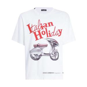 돌체앤가바나 반팔 티셔츠 G8PN9TG7O4S W0800 White