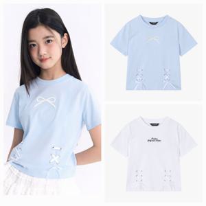 [더데이걸]리본 장식 반팔티TGRA25301