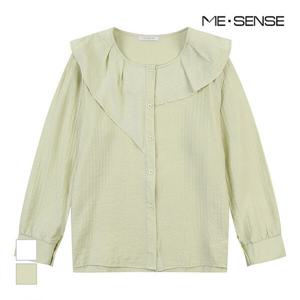 [미센스][미센스] 프릴디자인 블라우스_MB34BLS313Z (P003590248