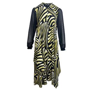 [데시데]쉬폰소매 플레어라인 드레스 DPS403